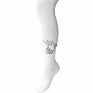 Колготки дитячі BNM з котиком (M0C0302-1121-1G-white)