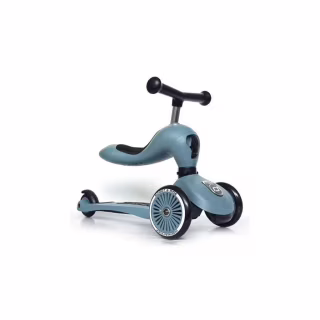 Самокат Scoot&Ride Highwaykick-1 Серо-синий (SR-160629-STEEL)