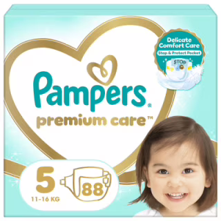 Подгузники Pampers Premium Care Junior Размер 5 (11-16 кг), 88 шт (4015400541813)