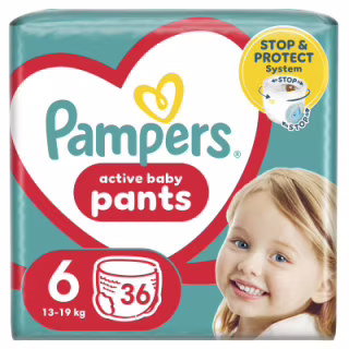 Подгузники Pampers трусики Pants Giant Размер 6 (15+ кг) 36 шт. (8006540069028)