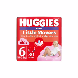 Подгузники Huggies Pants 6 (15-25 кг) для девочек 30 шт (5029053564296)