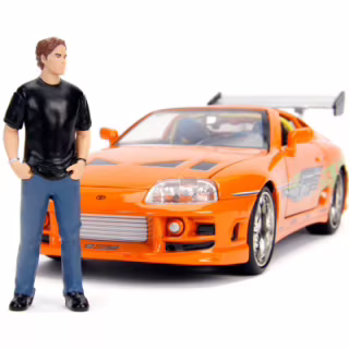 Машина Jada металева Форсаж Toyota Supra (1995) + фігурка Браяна 1:24 (253205001)