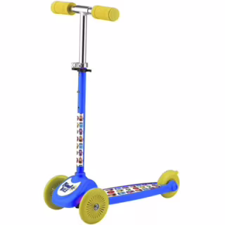 Самокат Bimbo Bike Monsters 12` с регулировкой высоты Сине-желтый (75803-IS)
