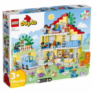 Конструктор LEGO DUPLO Сімейний будинок 3 в 1 218 деталей (10994)