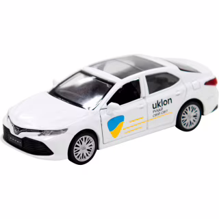 Масштабная модель автомобиля TechnoDrive Toyota Camry Uklon (белый) (250291)