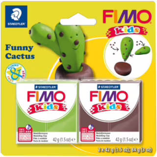 Набір для творчості Fimo Kids Кактус 2 кольори х 42 г (4007817057292)