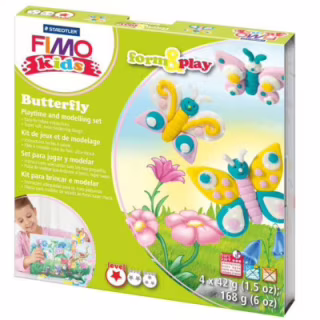 Набір для творчості Fimo Kids Метелик 4 кольори х 42 г (4007817806197)