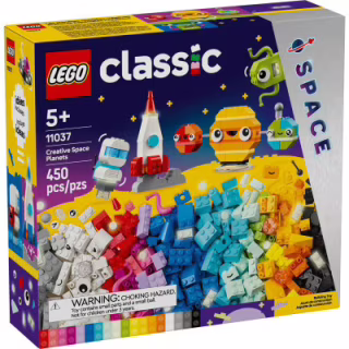 Конструктор LEGO Classic Творчі космічні обʼєкти 450 деталей (11037)