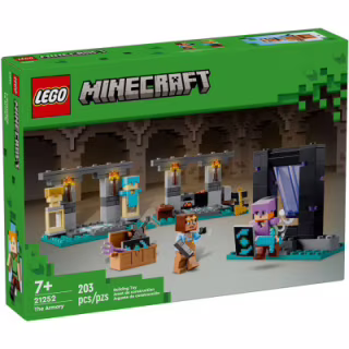 Конструктор LEGO Minecraft Зброярня 203 деталей (21252)
