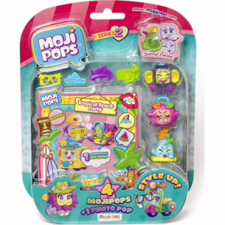Ігровий набір Moji Pops S2 Фотосесія 4 фігурки + аксесуари (PMP2B416IN00)