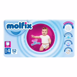 Подгузники Molfix Трусики 4 maxi 9-14 кг 52 шт (8690536842711)