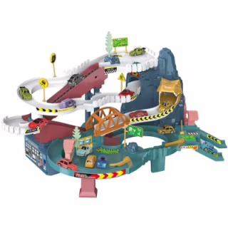 Ігровий набір ZIPP Toys Dino автотрек-серпантин електричний, 6 машинок (5501A)
