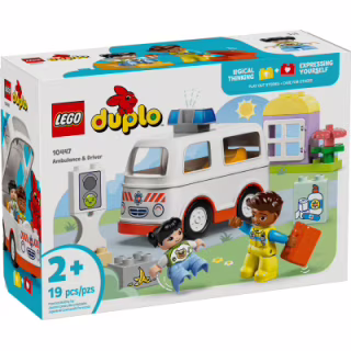 Конструктор LEGO DUPLO Town Скорая помощь и водитель (10447)