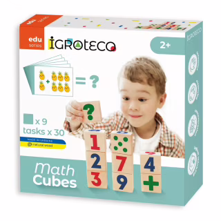 Кубики Ігротеко деревянные Математика (900736)