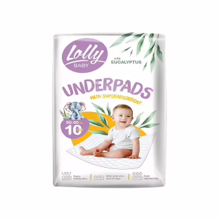 Пелюшки для малюків Lolly 60*60 см 10 шт (4820174981808)