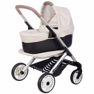 Коляска для ляльок Smoby Maxi-Cosi 3 в 1. Айворі зі знімною люлькою, 55 x 39 x 64 см, 3+ (7600253122)