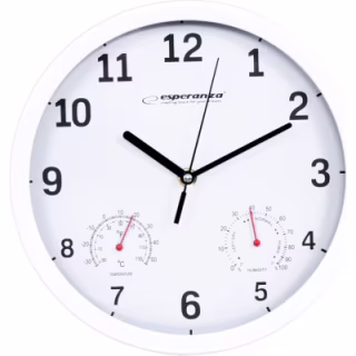 Настінний годинник Esperanza Wall Clock Lyon 25см White (EHC016W)