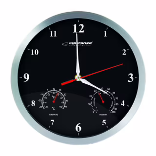 Настенные часы Esperanza Wall Clock Washington 30 см Black (EHC008K)