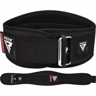 Атлетичний пояс RDX RX3 EVA Curve неопреновий Black XL (WBE-RX3B-XL)