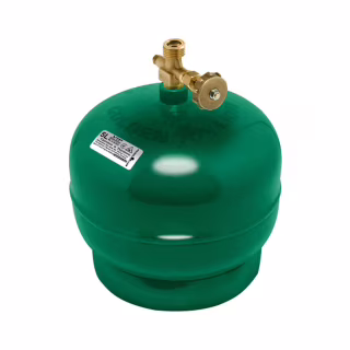 Бытовой газовый баллон Voltronic Golden Lion 2кг (4,8л) + пальник 20354 Green (GL-GBG-2k-48L)