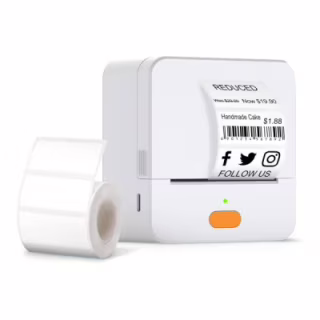Принтер этикеток UKRMARK UP1WT bluetooth, USB, белый (900772)