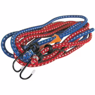 Стяжной ремень Poputchik 2шт x 150см O 8MM "ELASTIC STRAP" (18226-IS)