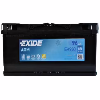 Аккумулятор автомобильный EXIDE START-STOP AGM 96Ah Ев (-/+) (EK960)
