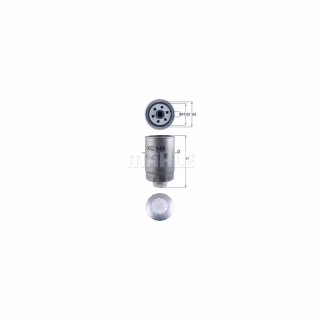 Фильтр топливный Mahle KC140