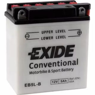 Акумулятор автомобільний EXIDE CONVENTIONAL 5Ah Ев (-/+) (65EN) (EB5L-B)