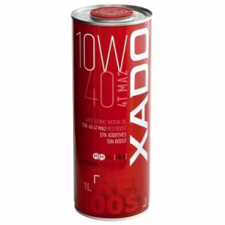 Моторное масло Xado 10W-40 4T MA2, Red Boost 1 л (ХА 26132)