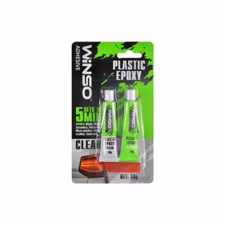 Автомобильный клей WINSO эпоксидный двухкомпонентный Plastic Epoxy 20g (300400)