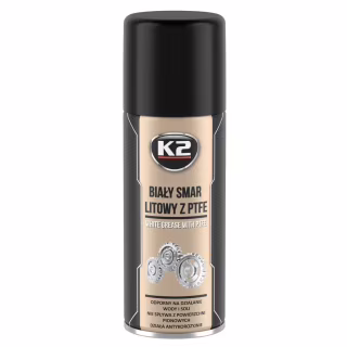 Смазка автомобильная K2 PRO White PTFE 400 мл (W121)