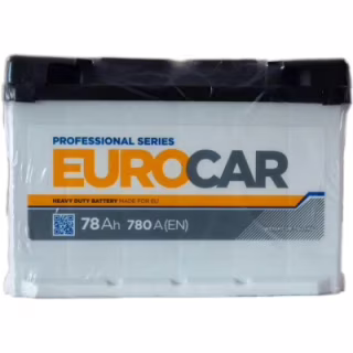 Акумулятор автомобільний EUROCAR 6СТ-78АЗ (0) (-/+) (L3) 780А 12V