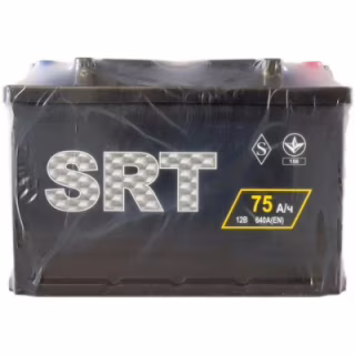 Акумулятор автомобільний SRT 6СТ-75АЗ (0) (-/+) (L3) 640А 12V (E)