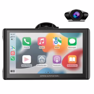 Автомобильный монитор Aspiring Auto Play DVR 1, Magnet, CarPlay, Android auto