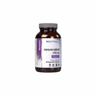 Антиоксидант Bluebonnet Nutrition Ресвератрол 250 мг, Beautiful Ally, Resveratrol 250 мg, 30 (BLB0876)