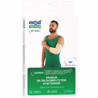 Бандаж MedTextile МТ Бандаж на ліктьовий суглоб еластичний, розмір Lшт (7640162324441)