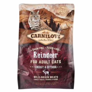 Сухий корм для кішок Carnilove Cat Energy and Outdoor 2 кг (8595602512256)