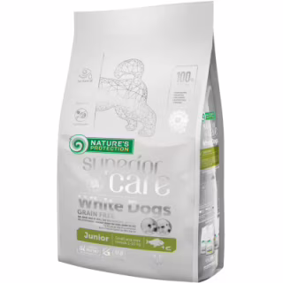 Сухой корм для собак Nature's Protection NP Superior Care White Dogs Grain Free Junior Small and Mini (NPSC45829)