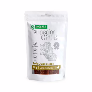 Лакомство для собак Nature's Protection полоски сушеной утки 75 г (SNK46122)