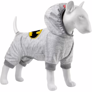 Комбінезон для тварин Collar WAUDOG Clothes "Бетмен лого" софтшелл M47 B 64-70 см, С 44-50 см (310-2001)