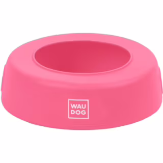 Посуд для собак WAUDOG Silicone Миска-непроливайка 1 л рожева (50797)