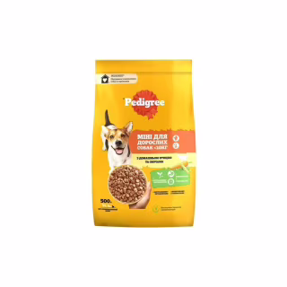 Сухой корм для собак Pedigree для малых пород с птицей и овощами 500 г (5998749143360)