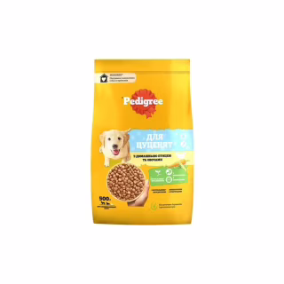 Сухий корм для собак Pedigree для цуценят з птицею та овочами 500 г (5998749144923)