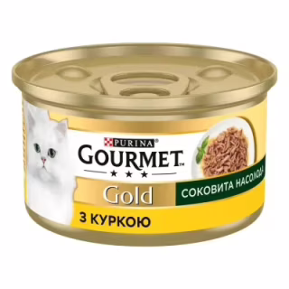 Консервы для кошек Purina Gourmet Gold Сочное наслаждение с курицей 85 г (8445290823342)