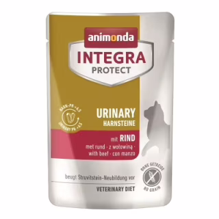Вологий корм для кішок Animonda Integra Protect Urinary Struvit - pouch with beef при сечокам'яній хворобі (4017721866316)
