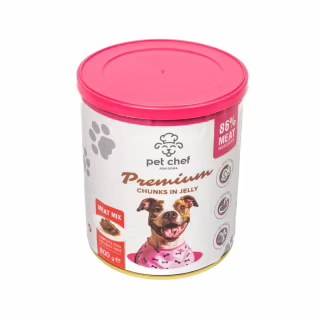 Влажный корм для собак Pet Chef Мясной микс 800 г (4820255193649)