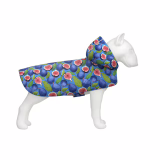 Дождевик для животных WAUDOG Clothes Накидка с капюшоном Инжир M (357-4053)