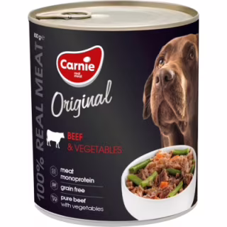 Консервы для собак Carnie Original Mono Protein Говядина с овощами 800 г (4820255193472)