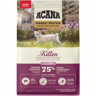 Сухой корм для кошек ACANA Highest Protein Kitten Recipe 1.8 кг (0064992723255)
